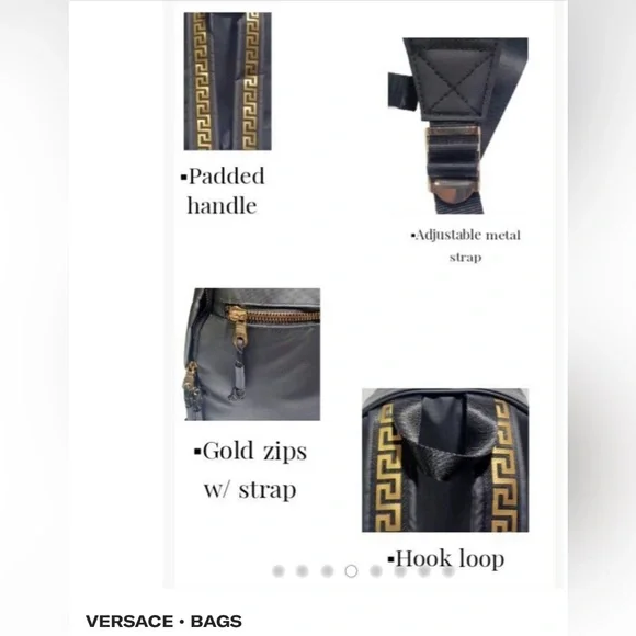 🔥Versace parfums Backpack - Exclusive Gift! New! - Picture 9 of 9